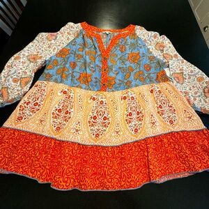 NWT John Mark tiered tunic, XL